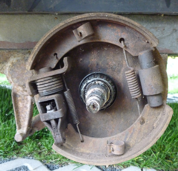 Radbremse Peitz S234R montiert